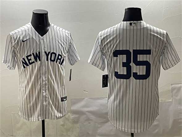 Mens New York Yankees #35 Cody Bellinger White Cool Base Stitched Jersey